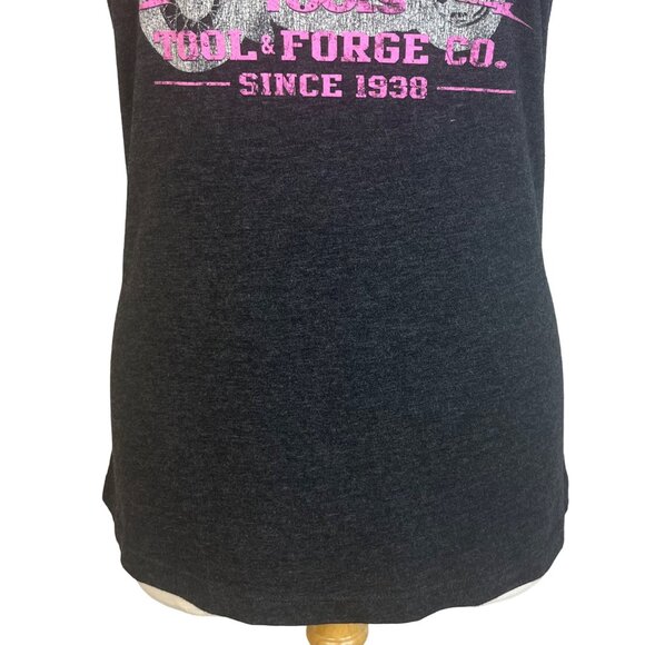 MAC Tools Easy Riders Womens Tshirt Gray Pink Size XL Motorcycle - Picture 4 of 6